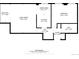 Detailed floor plan showcasing a spacious layout with distinct living, kitchen, and bedroom areas at 1035 Colorado Blvd # 405, Denver, CO 80206