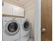 Convenient laundry room with washer and dryer at 8150 Tempest Ridge Way, Parker, CO 80134