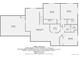 Detailed basement floorplan showcasing storage, recreation room, three bedrooms and two bathrooms at 3743 W 103Rd Dr, Westminster, CO 80031