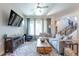 Inviting living room featuring ample natural light, stylish decor, and a comfortable seating arrangement at 21574 E 59Th Dr, Aurora, CO 80019