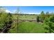 Enjoy backyard views of a lush green golf course, lawn, and mature trees at 12015 Blackwell Way, Parker, CO 80138