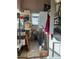 Utility room with washer and dryer hookups and built-in storage shelving at 36 N Logan St, Denver, CO 80203