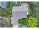 Aerial view of a well maintained home with an open deck and pergola covered dining area at 292 Summerwood Ln, Castle Pines, CO 80108