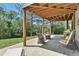 Covered outdoor patio with ample seating areas, perfect for entertaining in a lush and private backyard at 292 Summerwood Ln, Castle Pines, CO 80108