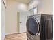 Stackable washer and dryer in laundry room at 804 W 128Th Pl, Westminster, CO 80234