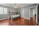 Bedroom featuring a wooden bunk bed with plush toys and gray walls at 188 S Rogers Way, Golden, CO 80401