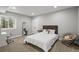 Bedroom featuring a double bed, work desk and chair, and a full length mirror at 188 S Rogers Way, Golden, CO 80401