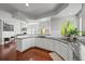 A spacious kitchen is open to the living area and features granite countertops at 188 S Rogers Way, Golden, CO 80401
