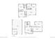 Full home floor plan including garage, basement, and first floor blueprints and dimensions at 3580 Locust St, Denver, CO 80207