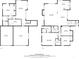 Floor plan featuring measurements for first and second floors of home at 7082 Silverhorn Dr, Evergreen, CO 80439