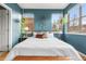 Comfortable bedroom with a large bed, stylish decor, natural light, and calm ambiance at 5428 Zephyr Ct, Arvada, CO 80002