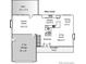 Main level floor plan showing living room, kitchen, and Gathering room at 12288 E Louisiana Dr, Aurora, CO 80012