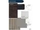 Selection of cabinets, countertops, floor tiles, vinyl plank, carpet, and backsplash samples at 2141 S Irvington St, Aurora, CO 80018