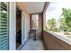 Nice balcony to relax with a beautiful landscape view at 2200 S University Blvd # 212, Denver, CO 80210