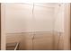 This walk-in closet has metal shelving at 2200 S University Blvd # 212, Denver, CO 80210