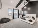 Relaxing main bedroom with a sliding glass door, a fan, a vanity, and a large bean bag at 29780 E 162Nd Ave, Brighton, CO 80603