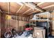 A storage shed with ample space and shelving for organization at 85 Revett Dr # 15, Breckenridge, CO 80424