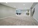 Large, open finished basement with a bar, pool table, and lots of entertaining space at 6013 Eldora St, Golden, CO 80403