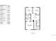 Second floor plan featuring three bedrooms, two bathrooms, a walk-in closet, and a hall at 20535 E 47Th Ave, Denver, CO 80249