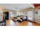 Inviting living room with hardwood floors, natural light, and comfortable seating area at 20535 E 47Th Ave, Denver, CO 80249