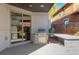 Outdoor kitchen with built-in grill and counter space, perfect for outdoor dining and entertaining at 4514 W 34Th Ave, Denver, CO 80212