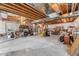 Unfinished basement ready for customization and storage at 881 Kirby Ct, Watkins, CO 80137
