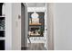 Hallway view of a home's interior with a fireplace at 10360 E Jewell Ave # 95, Aurora, CO 80247