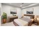 Cozy bedroom featuring neutral tones, modern decor, and ample natural light at 3875 E 4Th Ave # 2, Denver, CO 80206