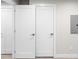 Modern closet doors in a neutral-toned room, providing ample storage at 3875 E 4Th Ave # 2, Denver, CO 80206