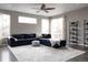 Bright and airy living room with stylish furnishings, hardwood floors, and ample natural light at 640 E Fremont Pl, Littleton, CO 80122