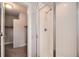 Bathroom featuring a glass-enclosed shower and a walk-in closet at 16203 E 47Th Pl, Denver, CO 80239