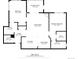 Two-bedroom floor plan showing room dimensions and layout at 8422 S Upham Way # H61, Littleton, CO 80128