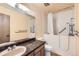 Bathroom with modern fixtures and accessible walk-in bathtub at 57 Scott S Dr, Broomfield, CO 80020