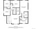 A detailed floor plan showcasing the layout of bedrooms, bathrooms, a laundry room, and a sitting area at 7380 S Shady Grove Way, Aurora, CO 80016