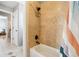 Simple bathroom with shower/tub combo at 221 Mulligan Lake Dr, Mead, CO 80542