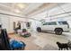 Large garage with space for cars and storage at 221 Mulligan Lake Dr, Mead, CO 80542