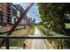Scenic river walk featuring a pedestrian path, river views, and access to city amenities at 1401 Delgany St # 204, Denver, CO 80202