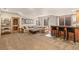 Spacious finished basement with media area and wet bar for entertaining at 2411 S Garfield St, Denver, CO 80210