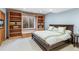 Cozy bedroom featuring built-in shelving and a window seat at 2411 S Garfield St, Denver, CO 80210