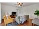 Cozy living area with contemporary furnishings, hardwood floors, and plenty of space to relax at 1201 Race St # 10, Denver, CO 80206