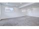 Finished basement with grey carpet and recessed lighting at 12866 E Ohio Ave, Aurora, CO 80012