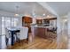 Eat in kitchen with granite counters and stainless steel appliances at 12866 E Ohio Ave, Aurora, CO 80012