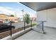 This spacious balcony is a great place to relax and enjoy the cityscape at 2400 S Delaware St # 1, Denver, CO 80223