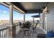 Scenic deck with comfortable seating, beautiful views, and providing a tranquil retreat at 17213 W 93Rd Pl, Arvada, CO 80007