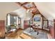Stylish office with vaulted ceilings, wood trim, and a view at 3015 Lowell Blvd, Denver, CO 80211
