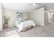 Spacious bedroom with vaulted ceiling and neutral color scheme at 12558 E Tennessee Cir, Aurora, CO 80012