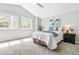 Bright bedroom features a vaulted ceiling and ample natural light at 12558 E Tennessee Cir, Aurora, CO 80012
