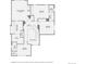 Upstairs floorplan shows bedrooms, bathrooms, walk-in closets and the primary bedroom at 19748 E Pinewood Dr, Aurora, CO 80016