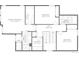 Detailed floor plan showcasing bedrooms, bathrooms, walk-in closet, laundry, and hall dimensions at 6805 Canosa St, Denver, CO 80221