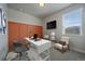 Dedicated office space with contemporary desk, modern decor, and bright lighting for productivity at 6805 Canosa St, Denver, CO 80221